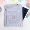 Personalised Grey Felt iPad , Tablet Sleeve Case