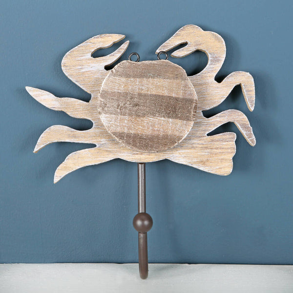 Wooden Sea Crab Wall Hook