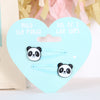 Panda Hair Clips And Personalised Bag