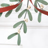 Christmas Penguin And Mistletoe Wreath