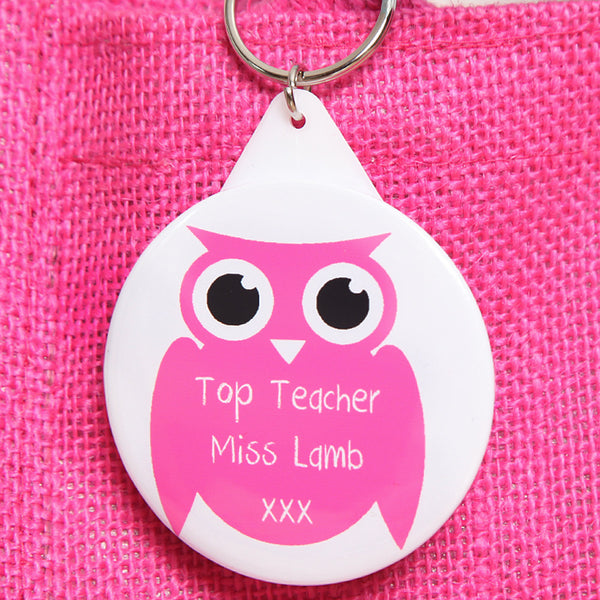 Owl Key Ring Magnet Or Bottle Opener