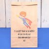 Personalised Fathers Day Superhero Gift Bag