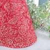 Red And Gold Skirt Angel Christmas Tree Topper