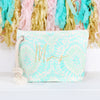 Personalised Canvas Pouch With Rope Handle