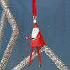 Tin Santa Christmas Tree Decoration