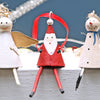 Tin Santa Christmas Tree Decoration