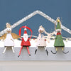 White And Gold Christmas Tree Angel Decoration