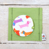 Sausage dog fabric handbag mirror