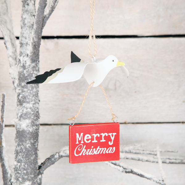Seagull Merry Christmas Tree Decoration