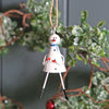 Tin Snowman Christmas Tree Decoration