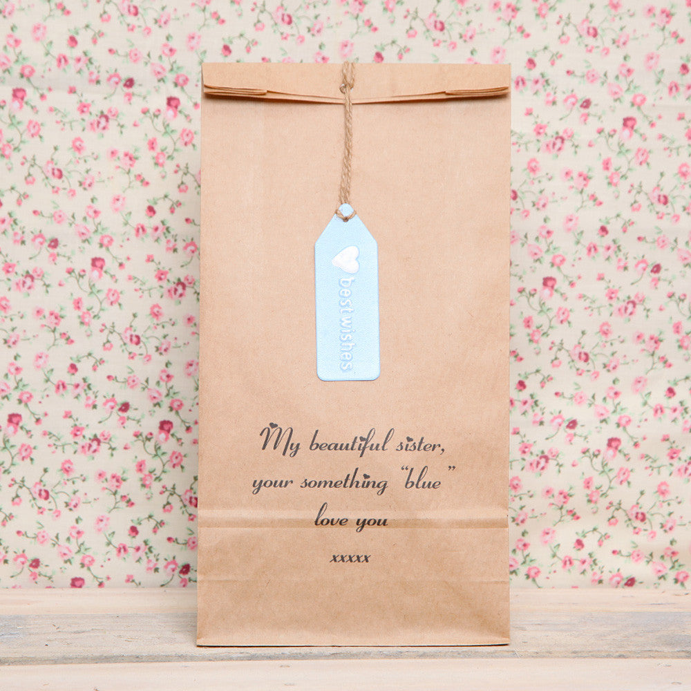 Personalised Message And Tag Gift Bag