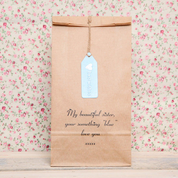 Personalised Message And Tag Gift Bag
