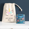 Multi Sequin Star Hair Clasps With Personalised Bag