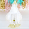 Large Plush Regal Swan Toy With Personalised Bag