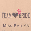 Team Bride Personalised Hen Party, Favour Bags