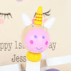Personalised Cotton Bag And Unicorn Pull Along Toy