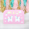 Unicorn Tin Tea Set With Personalised Case