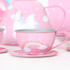 Unicorn Tin Tea Set With Personalised Case