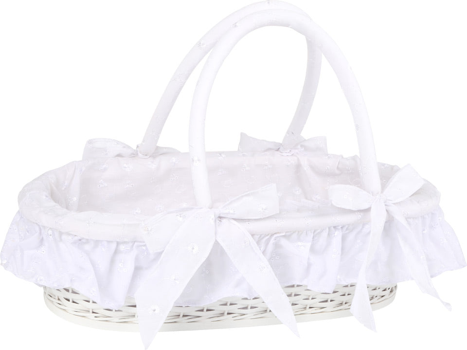Doll's wicker basket