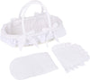 Doll's wicker basket