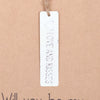 Personalised Be My Bridesmaid Message And Tag Bag