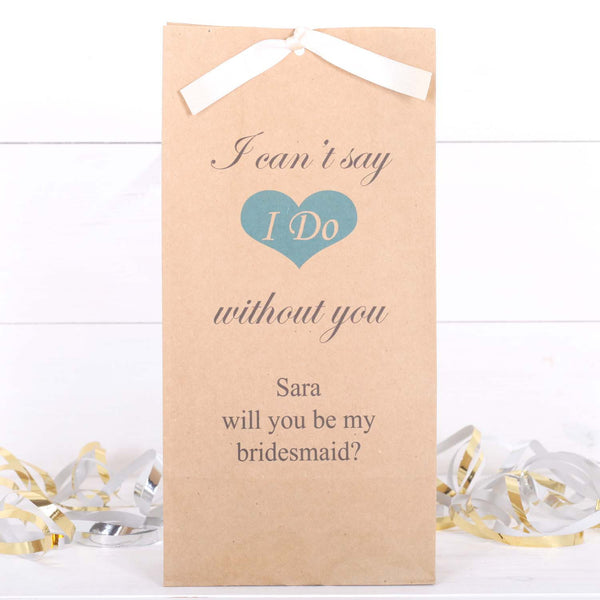 Will You Be My Bridesmaid Personalised Gift Bag