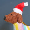 Knitted Dachshund Christmas Tree Decoration