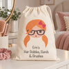 Girls Personalised Hair Bobbles And Accessory Bag