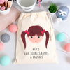 Girls Personalised Hair Bobbles And Accessory Bag
