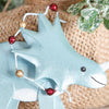 Tin Triceratops Christmas Tree Decoration