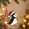 Puffin With Mistletoe Christmas Tree Decoration