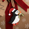 Puffin With Mistletoe Christmas Tree Decoration