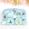 Endangered Animals Tea Set With Personalised Case
