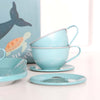 Endangered Animals Tea Set With Personalised Case