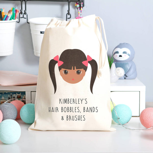 Older Girls Darker Skin Tone Hair Bobble Accessory Bag