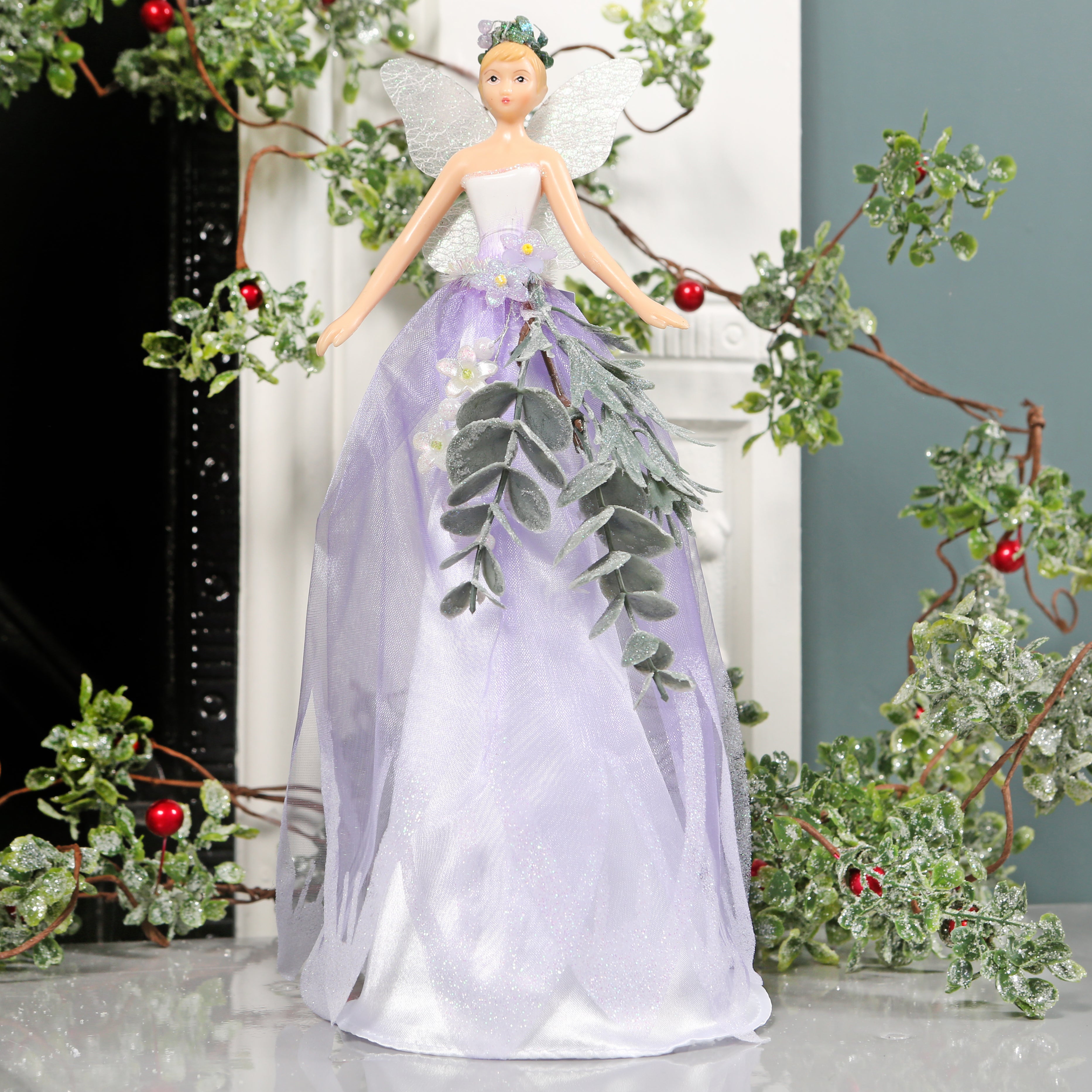 angel purple dress tree topper Purple Angel, Felt Angel Tree Topper, Christmas Angel, Angel Decoration,