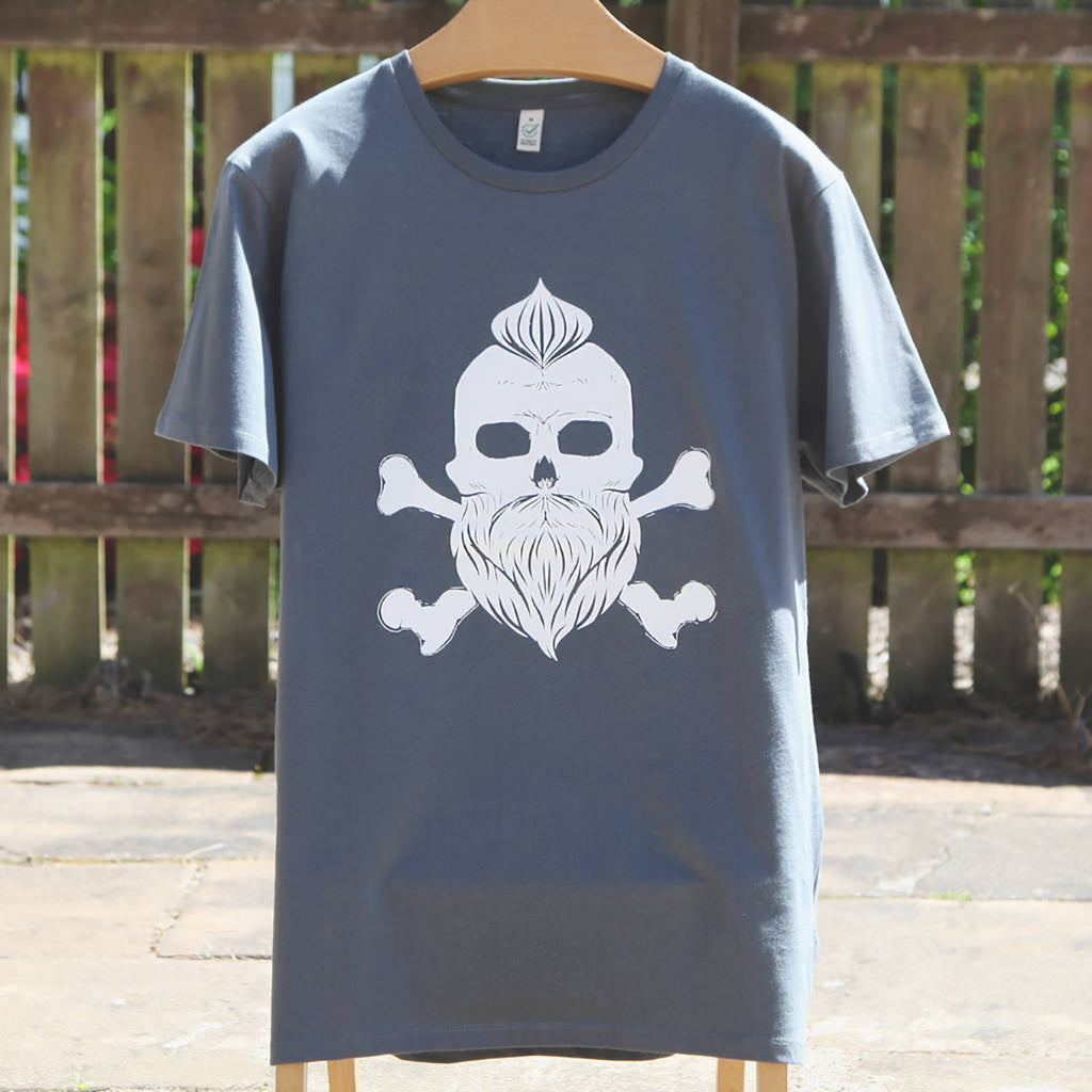 Mens Skull T Shirt, Can Be Personalised, Fathers Day